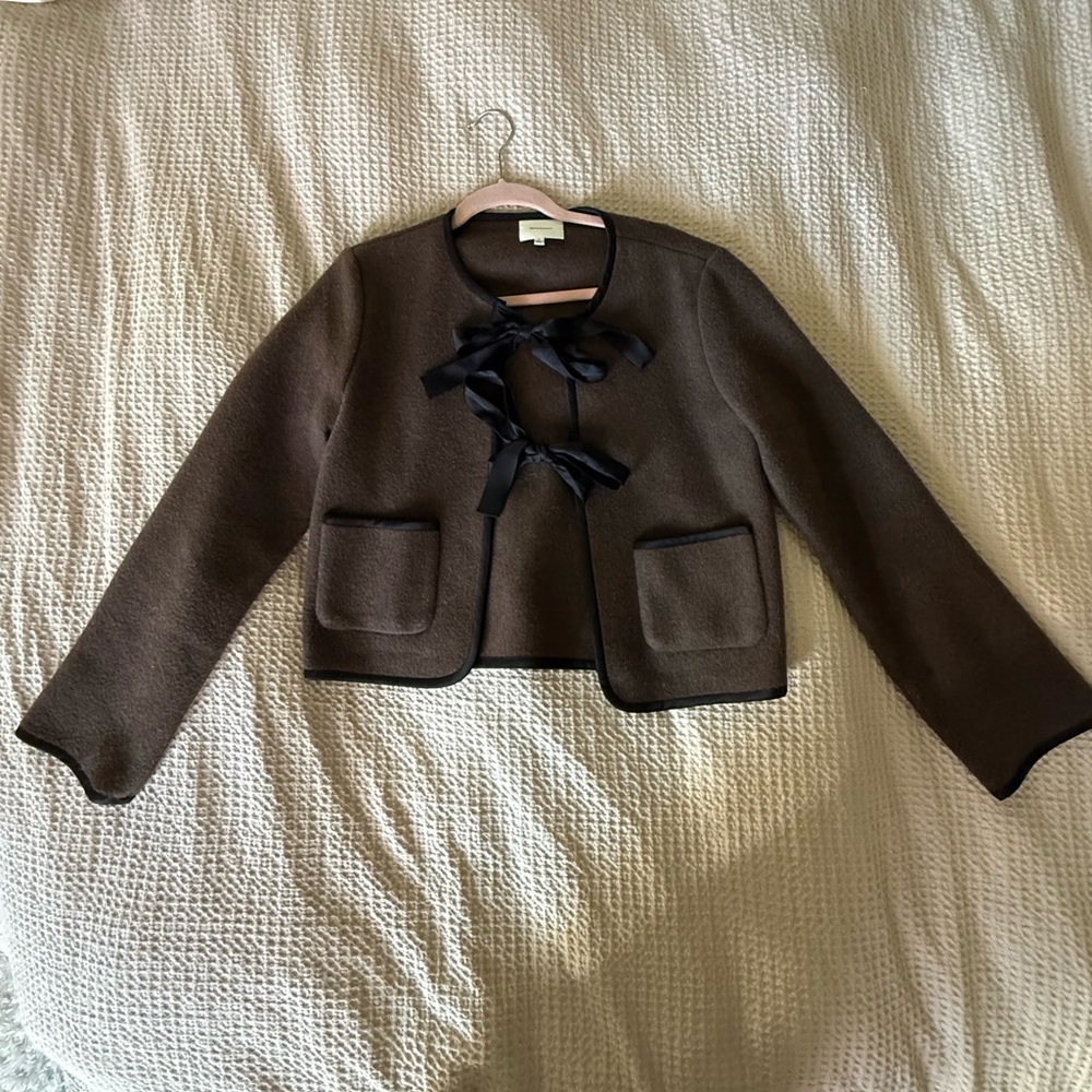 Reformation Daisy Cropped Jacket - Picture 3 of 6